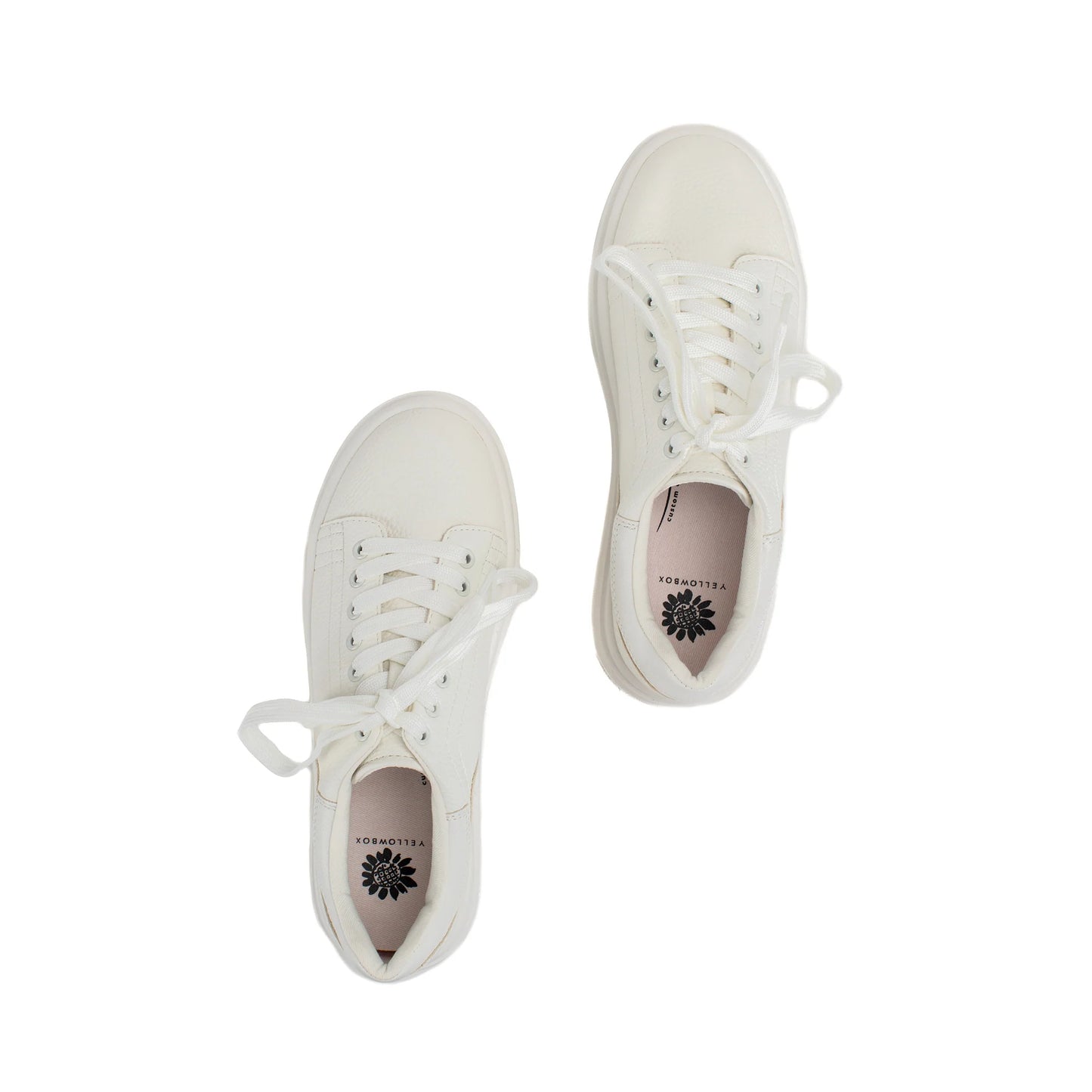 Yellow Box Ella White Sneaker