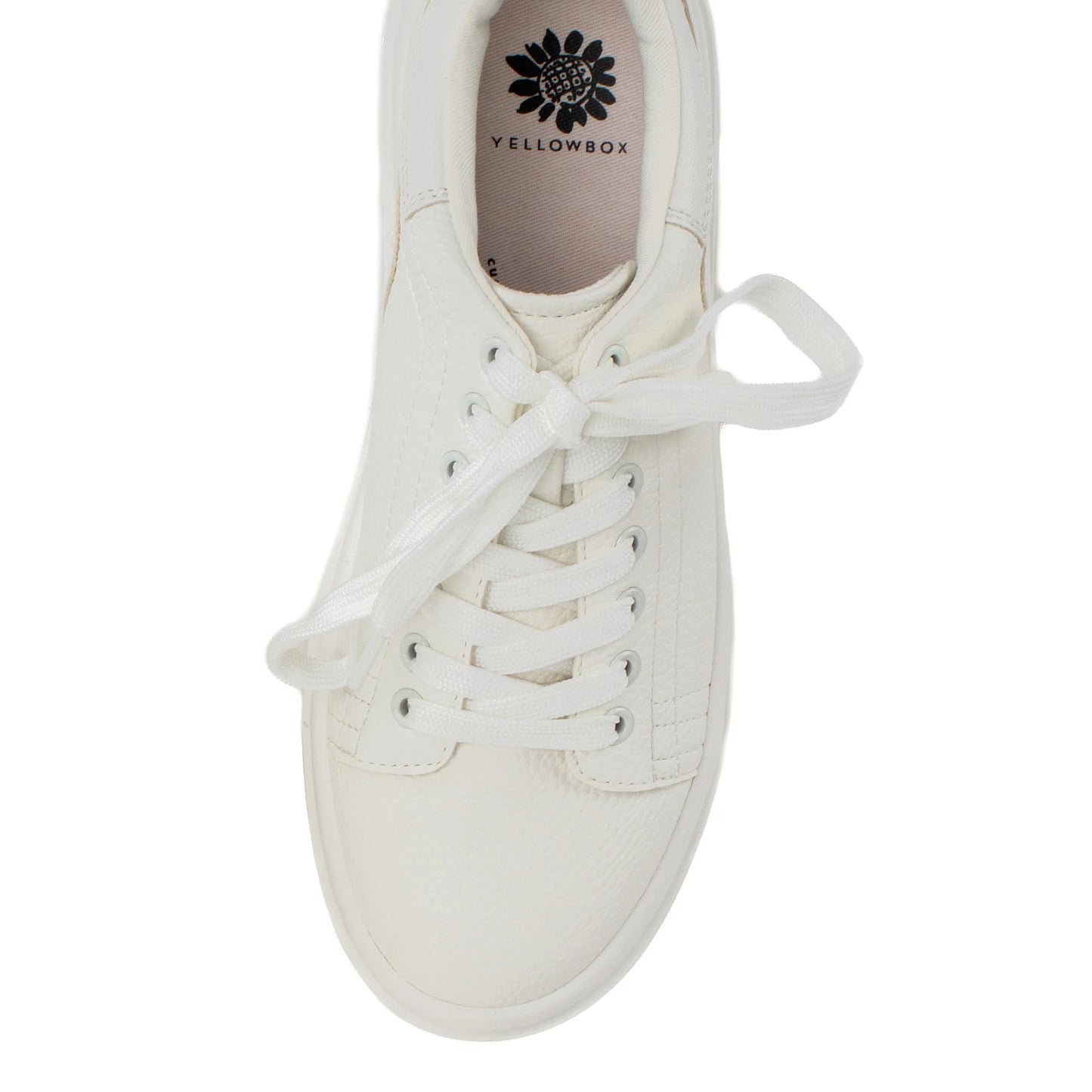 Yellow Box Ella White Sneaker