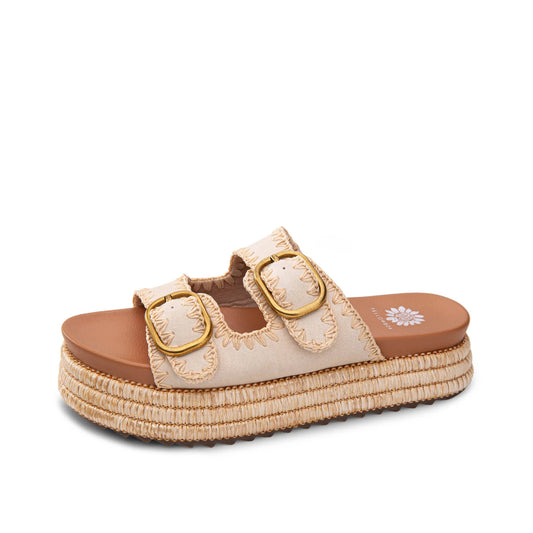 Yellow Box Herana Ivory Sandals