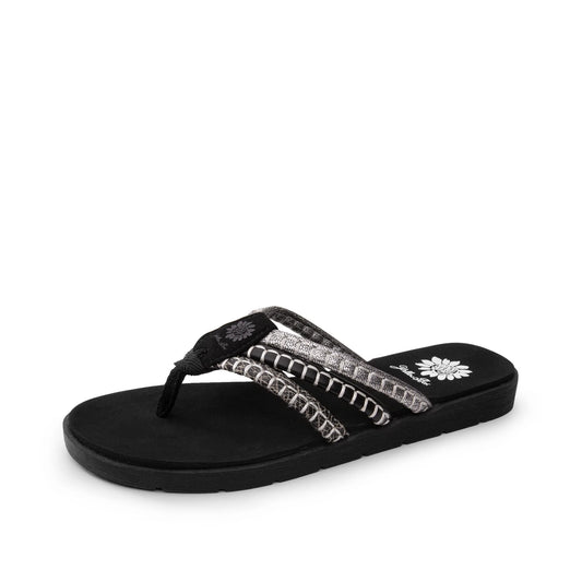 Yellow Box Fitzen Sandal in Black