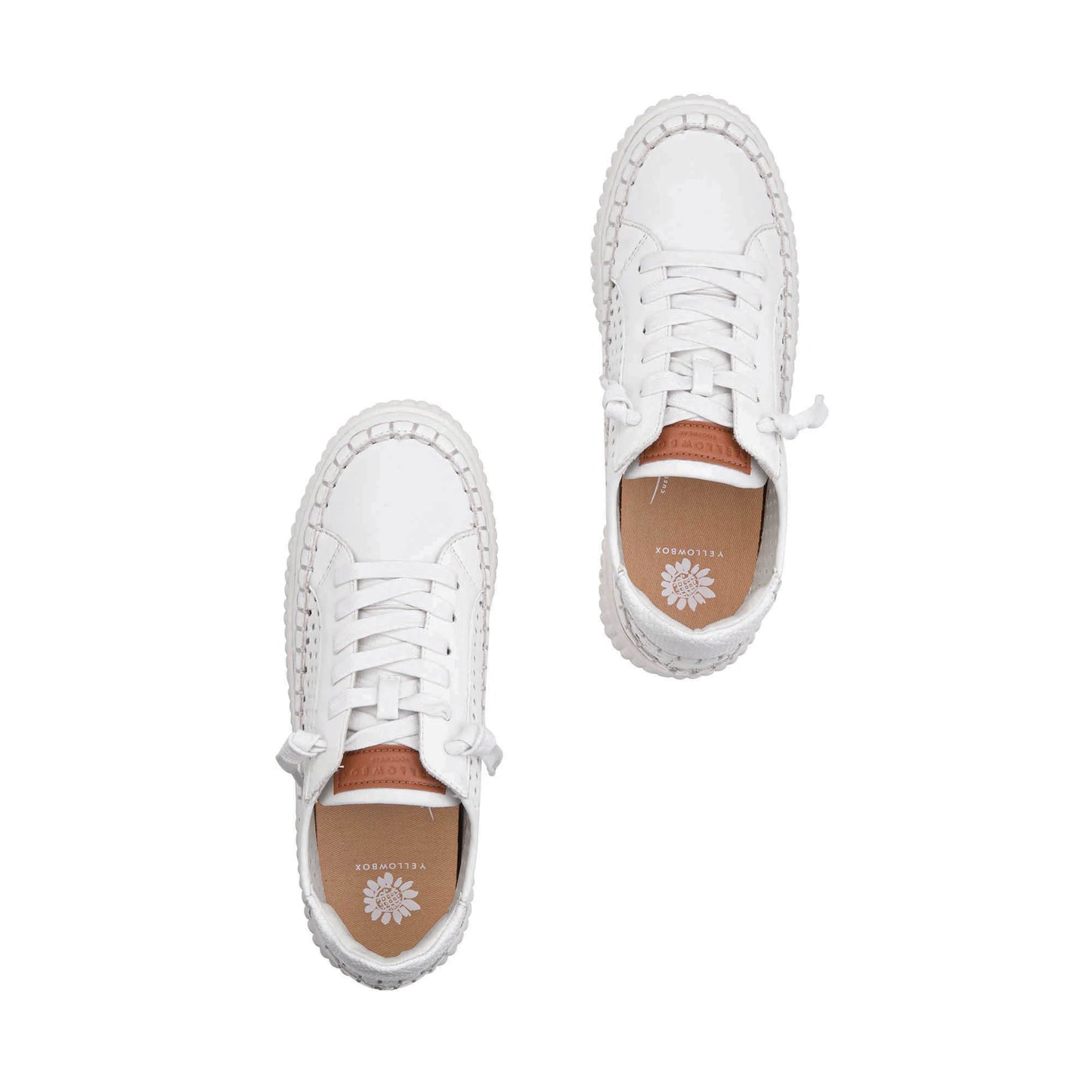 Yellow Box Mazal Sneaker in White