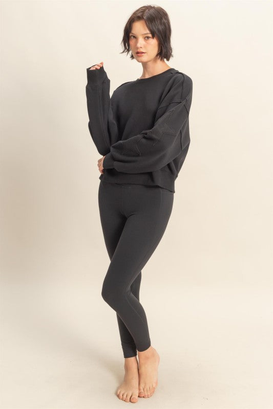 Star Patch Sweatshirt
