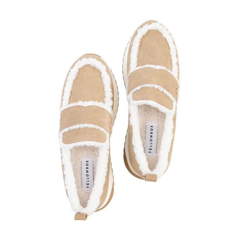 Yellow Box Ripley Shearling Loafers