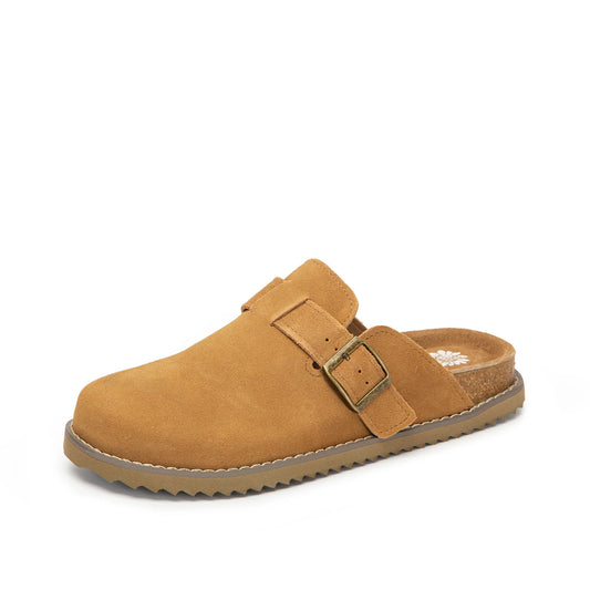 Yellow Box Tan Maible Clog