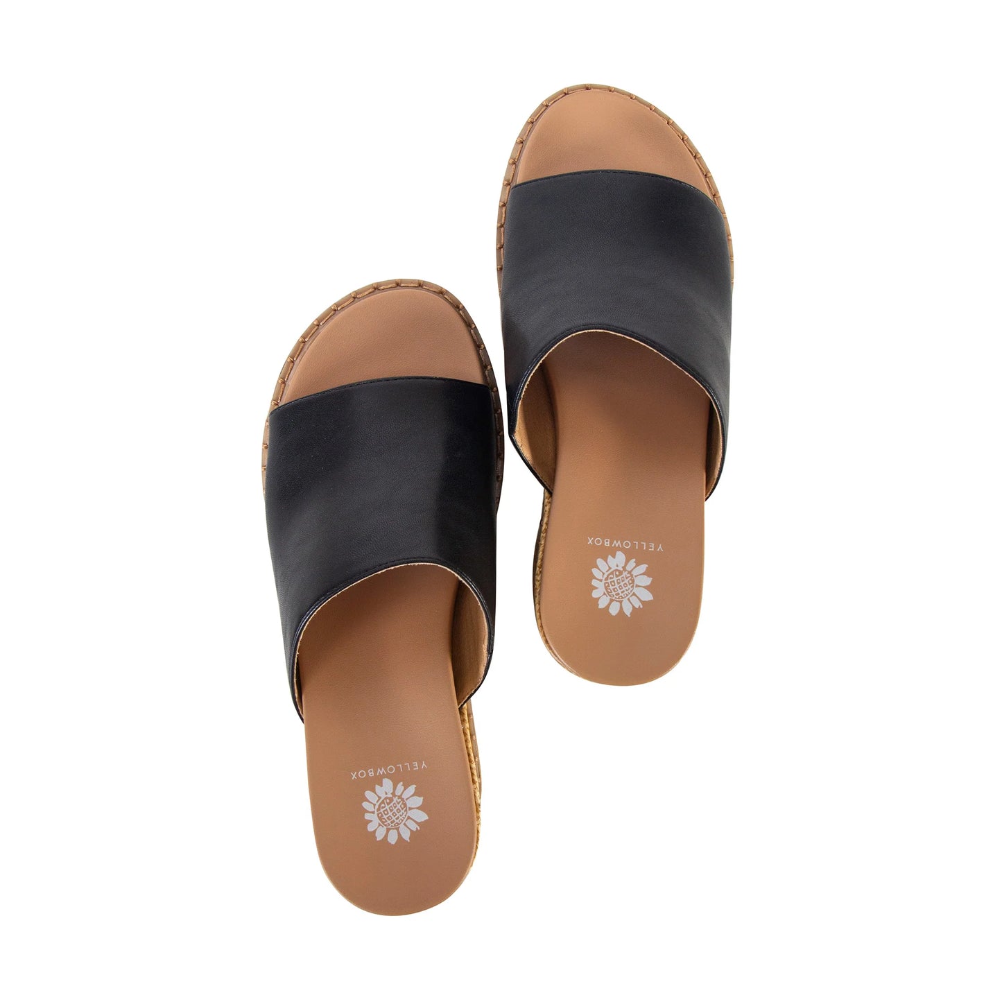 Yellow Box Marcie Sandal- Black