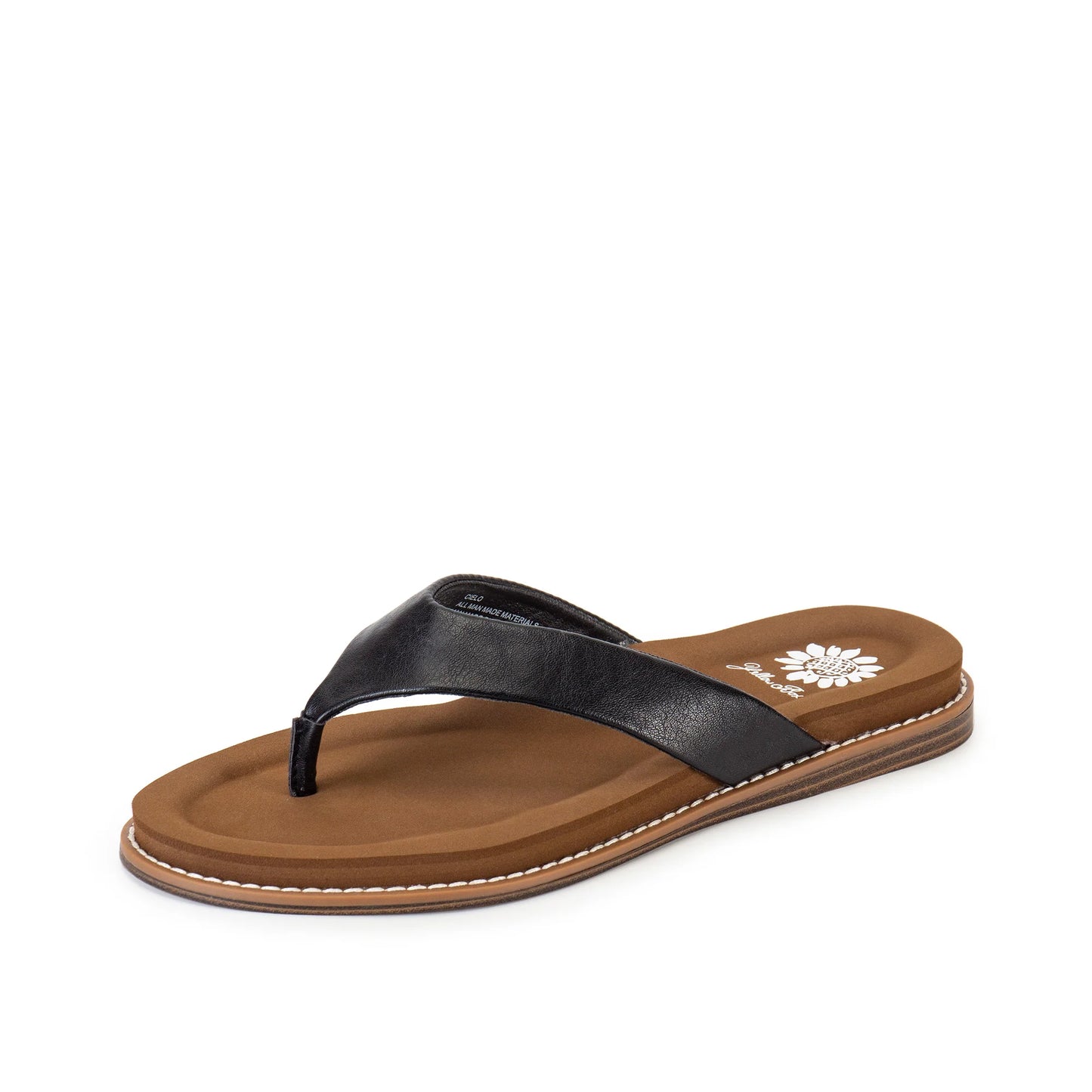 Yellow Box Black Cielo Sandal