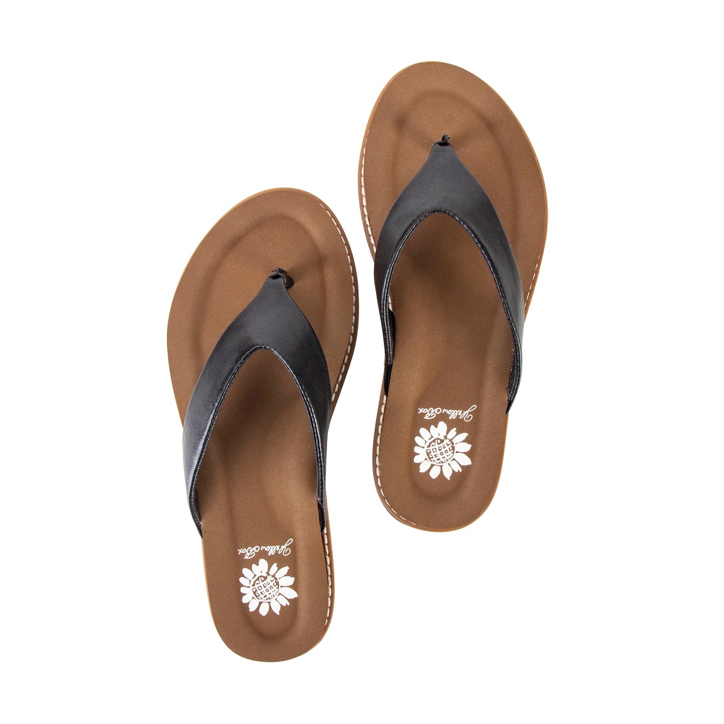 Yellow Box Black Cielo Sandal