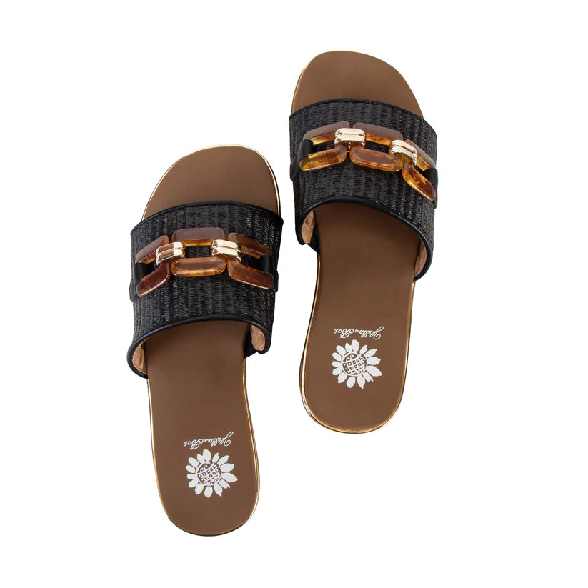 Yellowbox Gabina Black Sandals