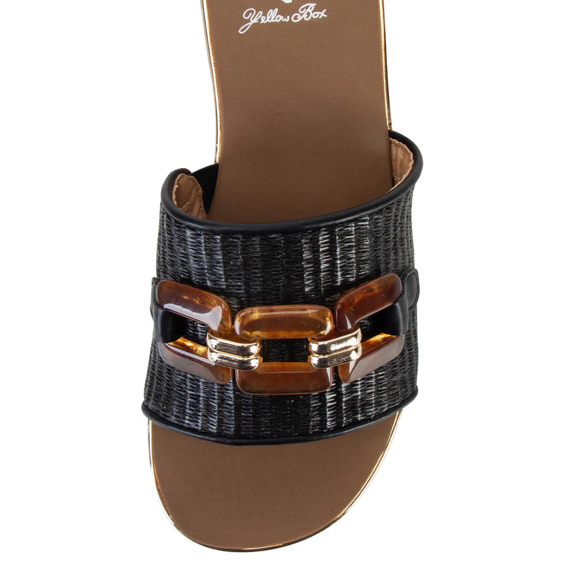 Yellowbox Gabina Black Sandals