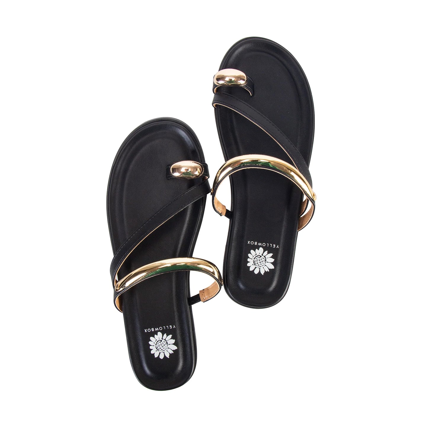 Yellow Box Hilari Sandal- Black