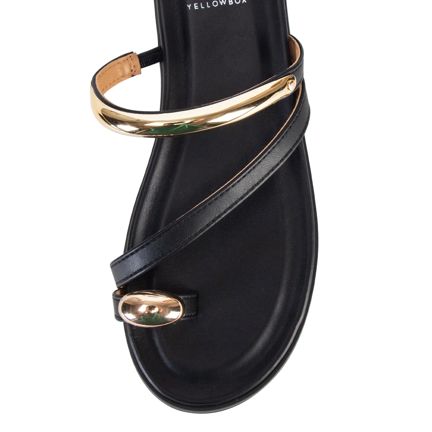 Yellow Box Hilari Sandal- Black