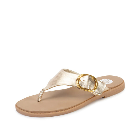 Yellow Box Gold Igloo Sandal