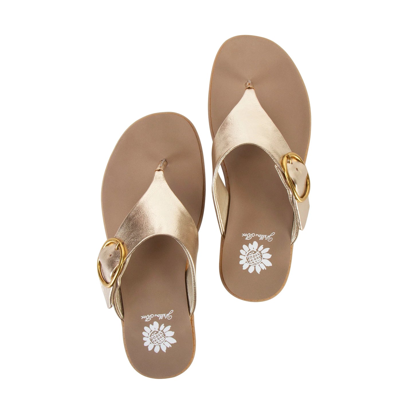 Yellow Box Gold Igloo Sandal