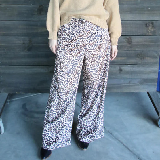 Velvet Cheetah Trouser Pant