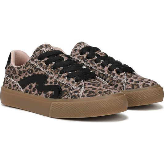 Kids Blowfish Heart Leopard Sneakers