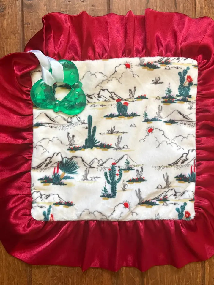 Home on the Range Minky Teether