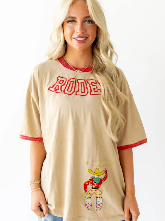 Red Ringer Rodeo Tee