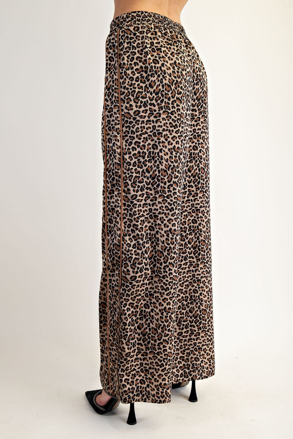 Golden Leopard Track Pants