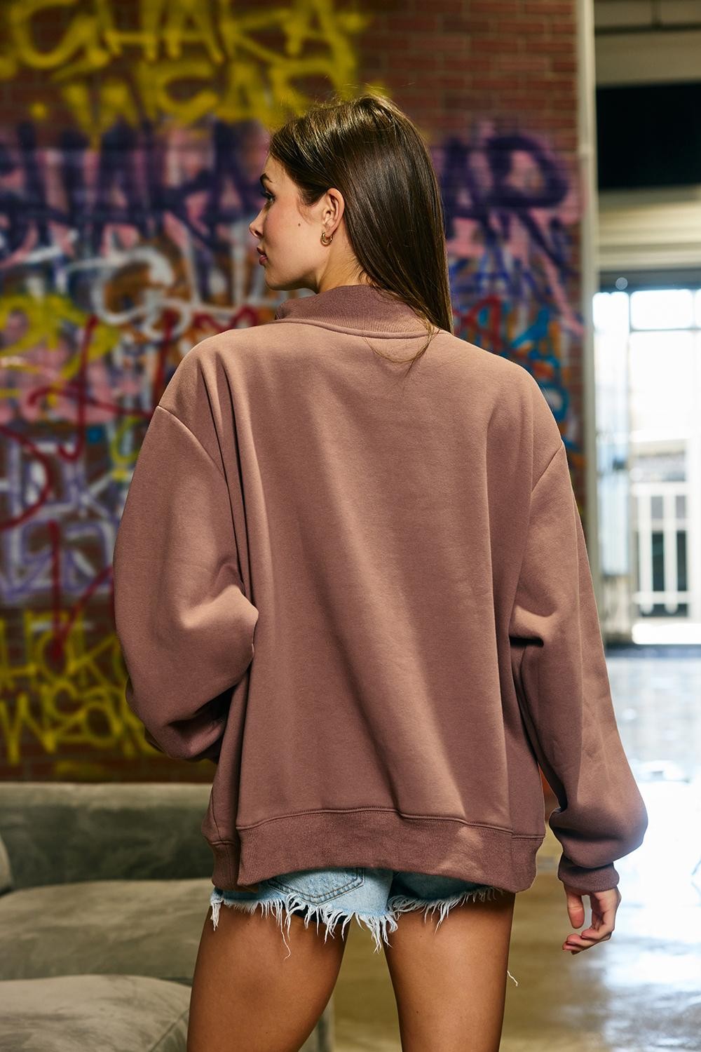Embroidered Howdy Applique Sweatshirt