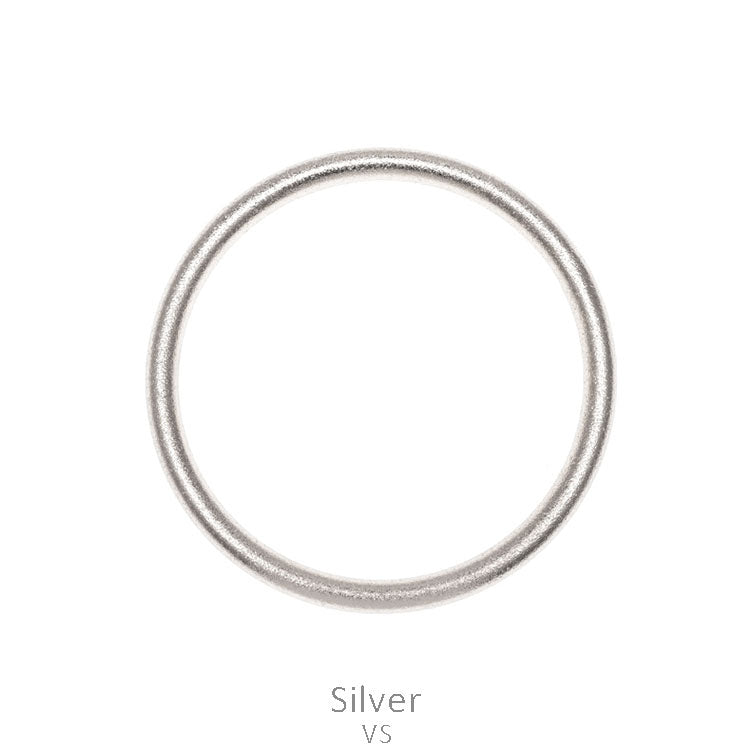 Silver Metal Metallic Bangle