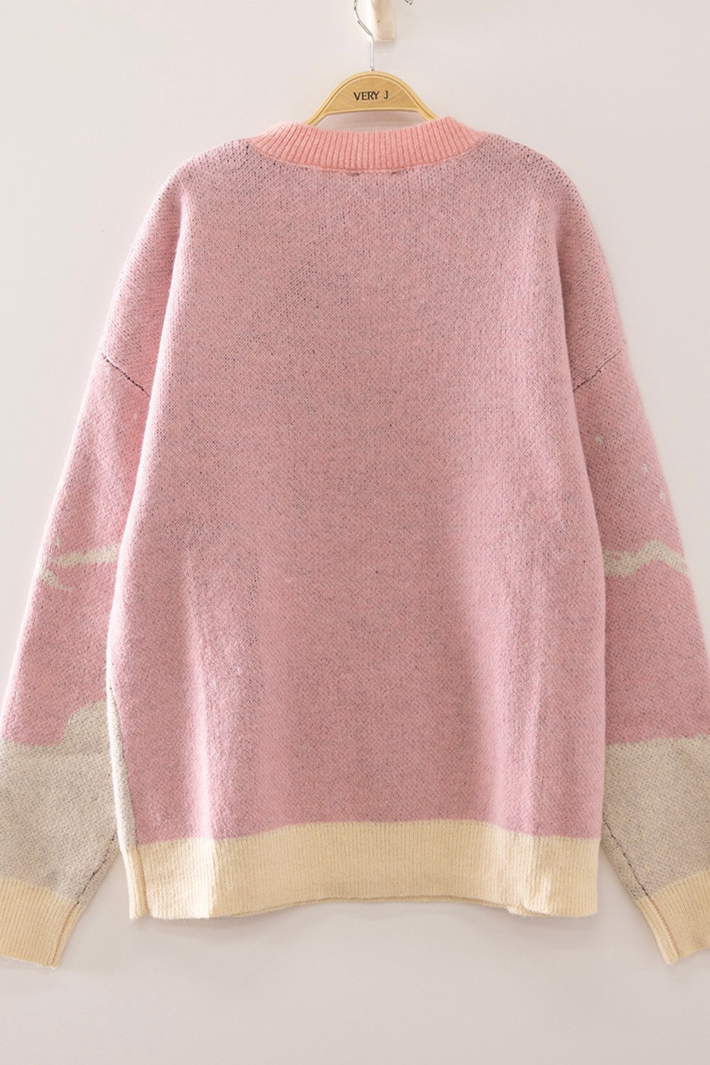 Snowy Puppy Pink Sweater