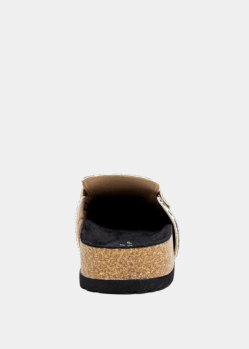 She Shop Ariana Zebra Hair Tassel Mule