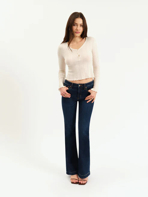 Daze Heartbreaker Mid Rise Flare