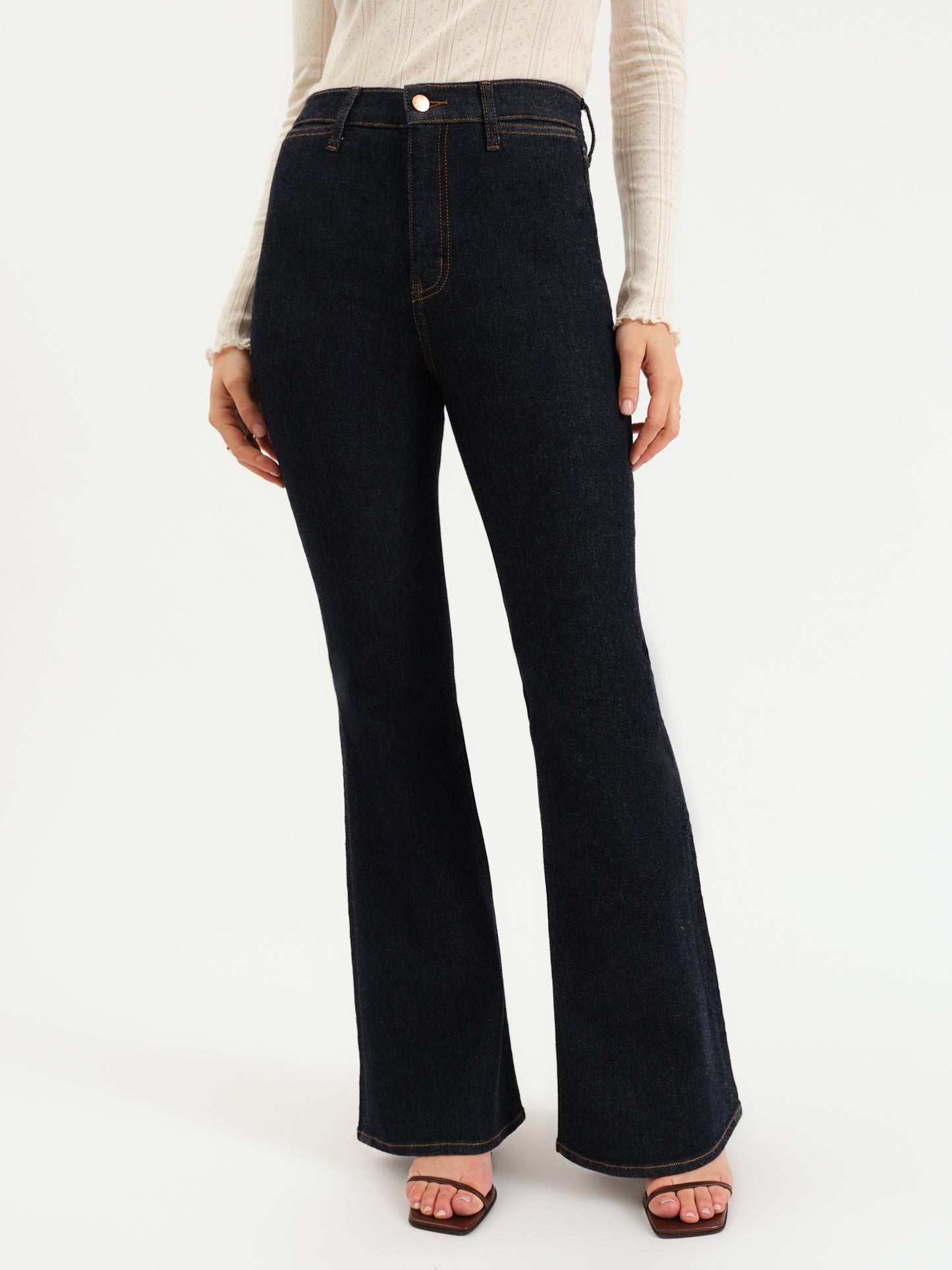 Daze Downtown High Rise Split Slim Jean