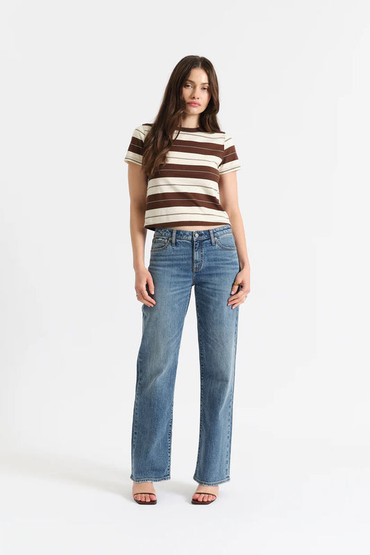 Daze Keeper Low Rise Straight Jean