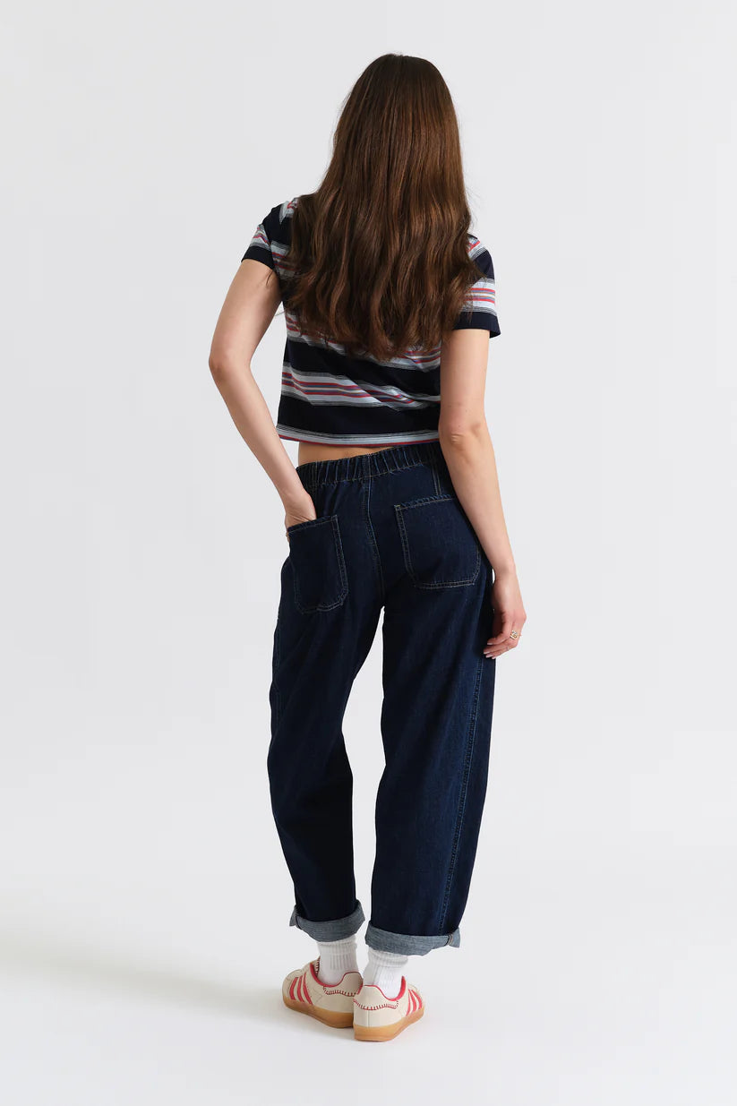 Daze Villa Drawstring Barrel Pants