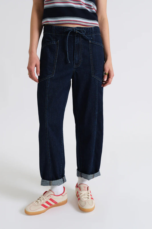 Daze Villa Drawstring Barrel Pants