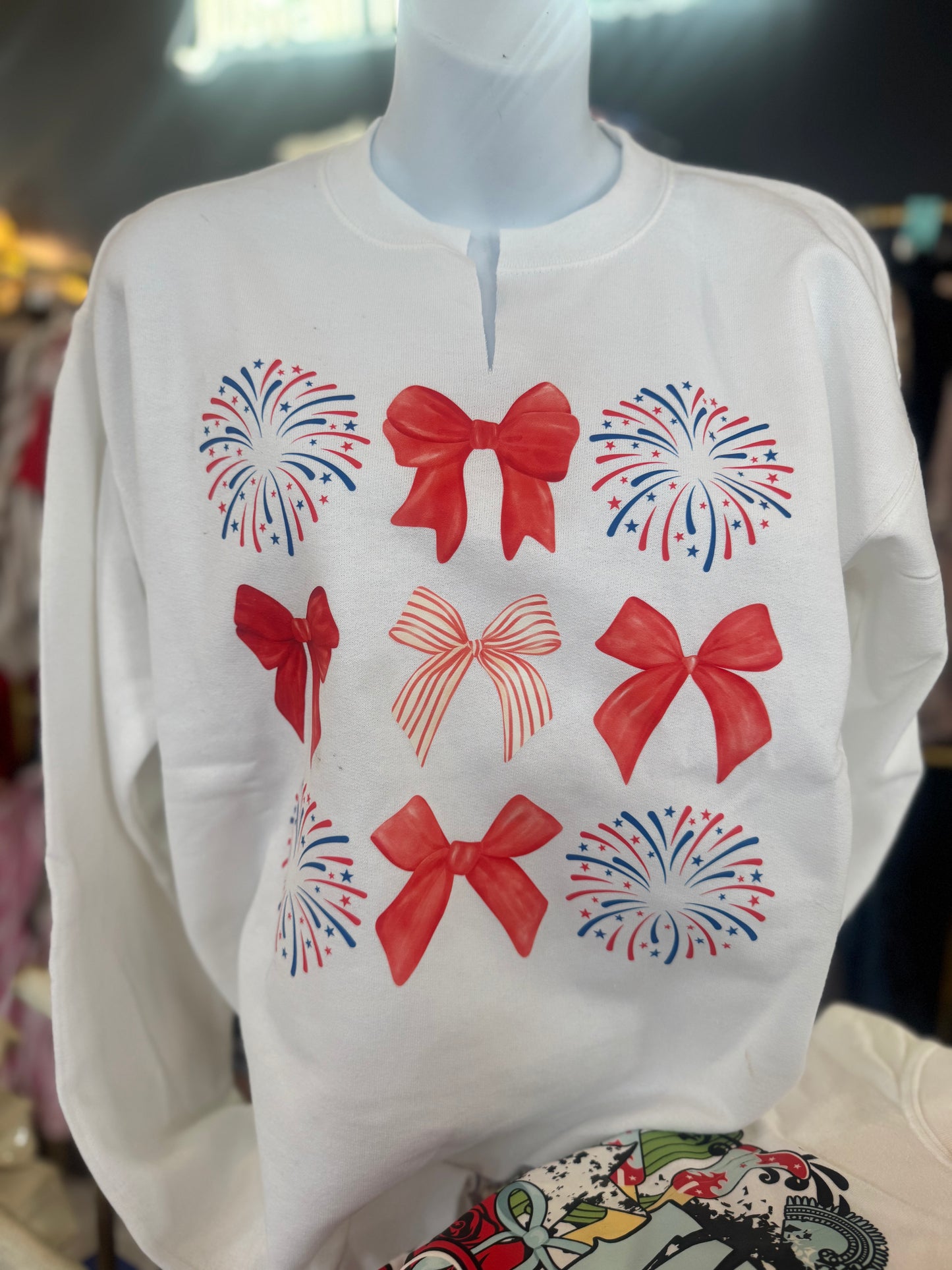 Coquettes & Fireworks Sweatshirt