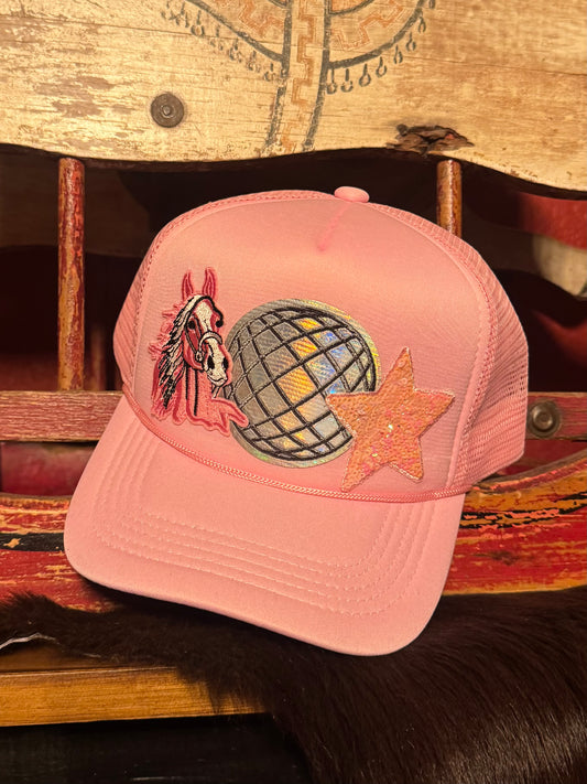 Disco Horse Trucker Cap