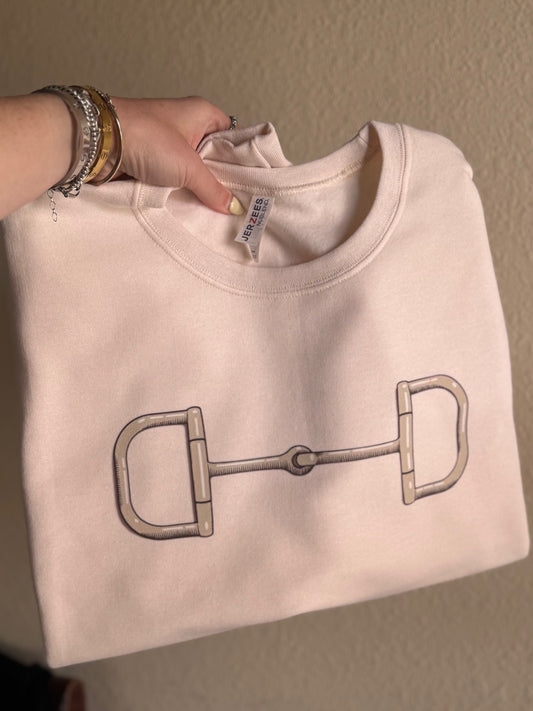 Horse Bit Cream Sweatshirt