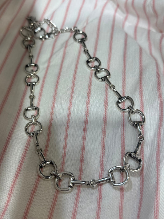 The Kentucky Bit Necklace in Silver