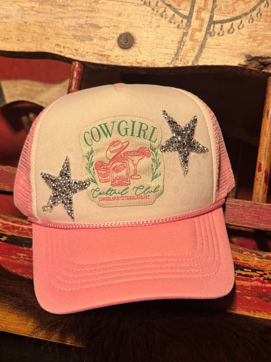 Cowgirl Cocktail Club Star Trucker Cap