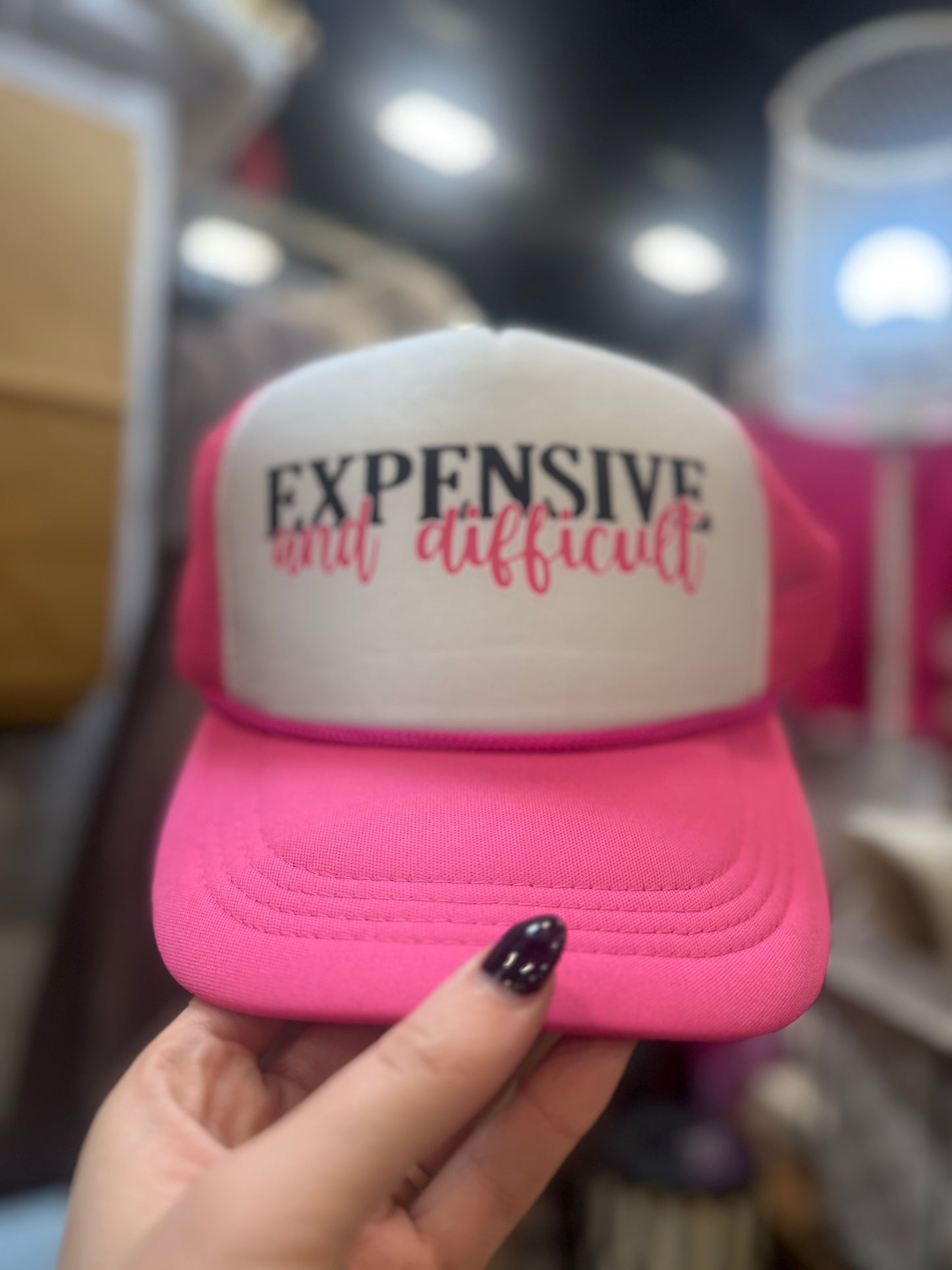 PINK Expensive and Difficult Cap