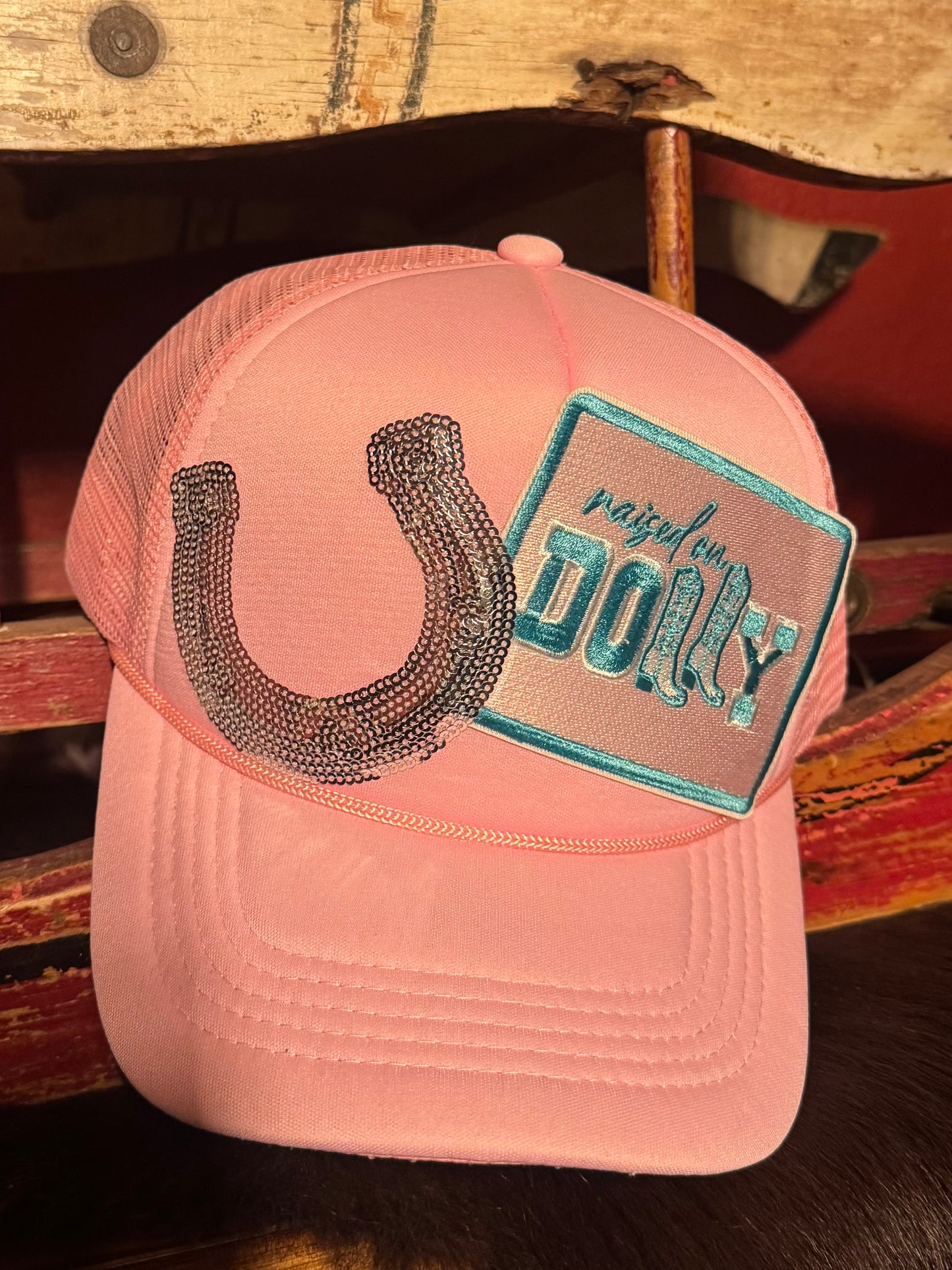 Dolly Horseshoe Trucker Cap