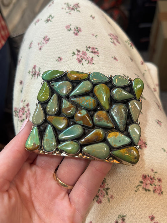 Authentic Turquoise Stone Buckle