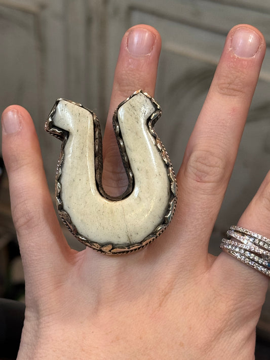 The Mustang Coin Silver Ring