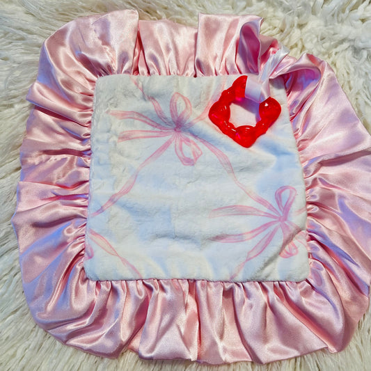 Beautifully Bowed Minky Teether