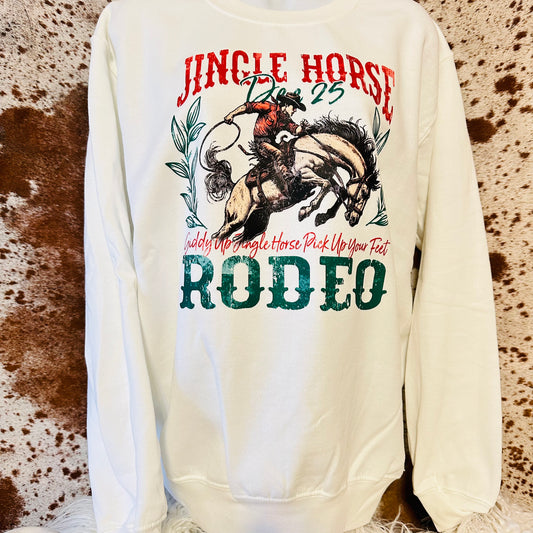 Jingle Rodeo Bronc Christmas Sweatshirt