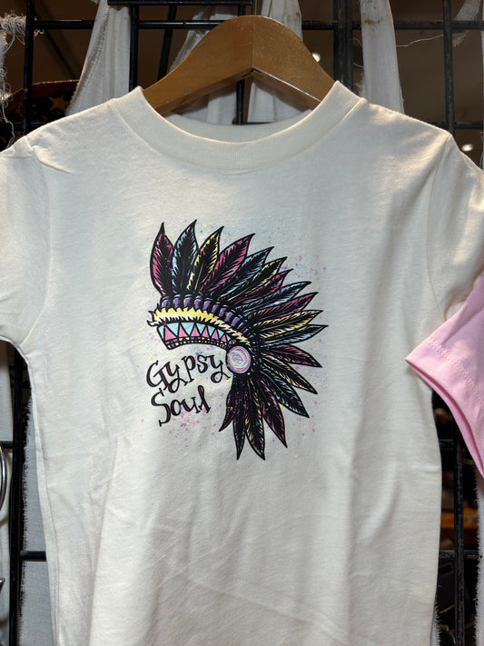 Gypsy Soul Indian Headdress Tee