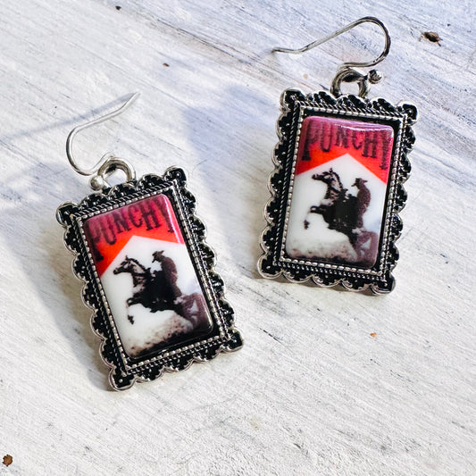 Punchy Frame Dangle Earrings
