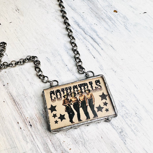 Cowgirls Frame Pendant Necklace