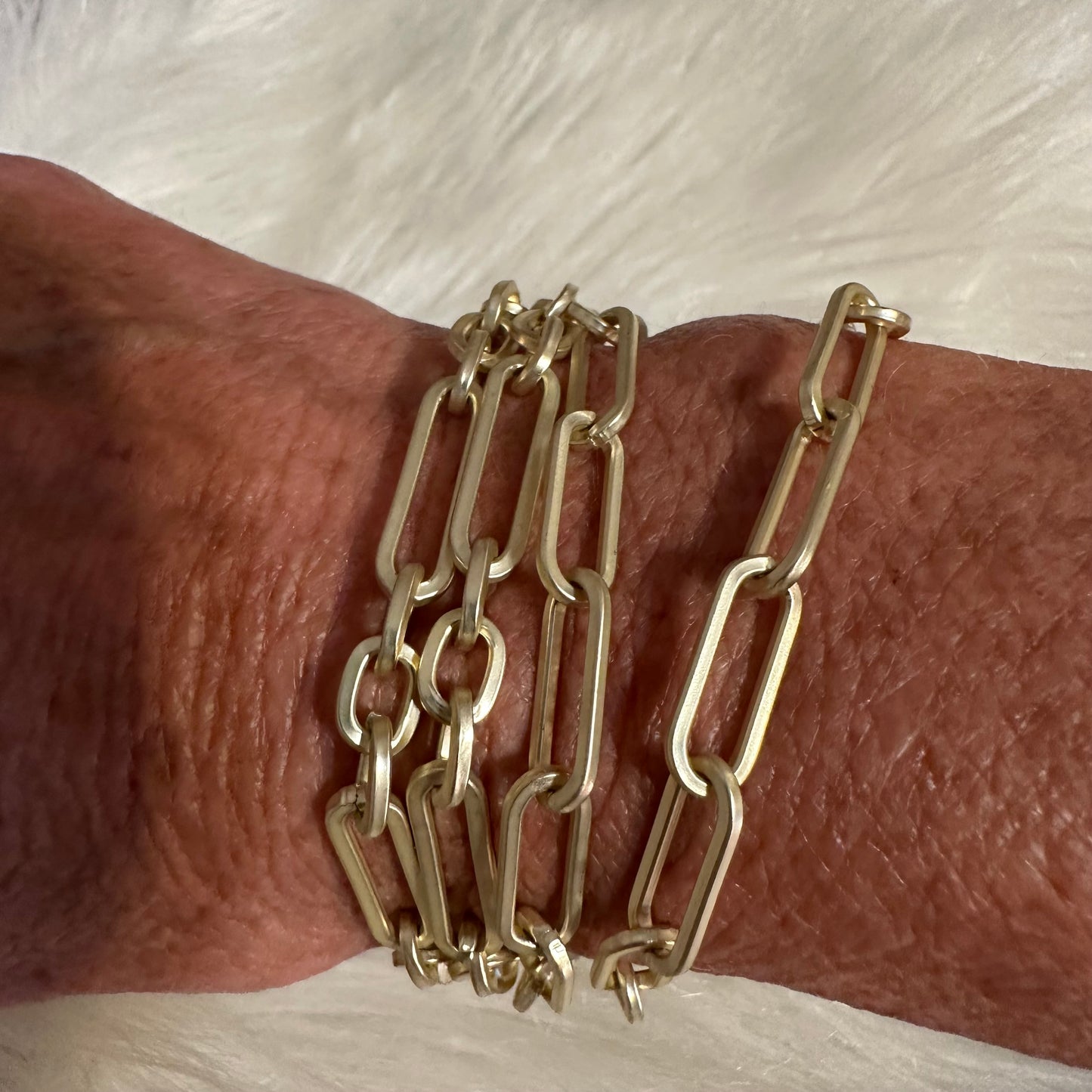 Four Strand Gold Chain Bracelet