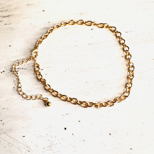 10" Gold Chain Anklet