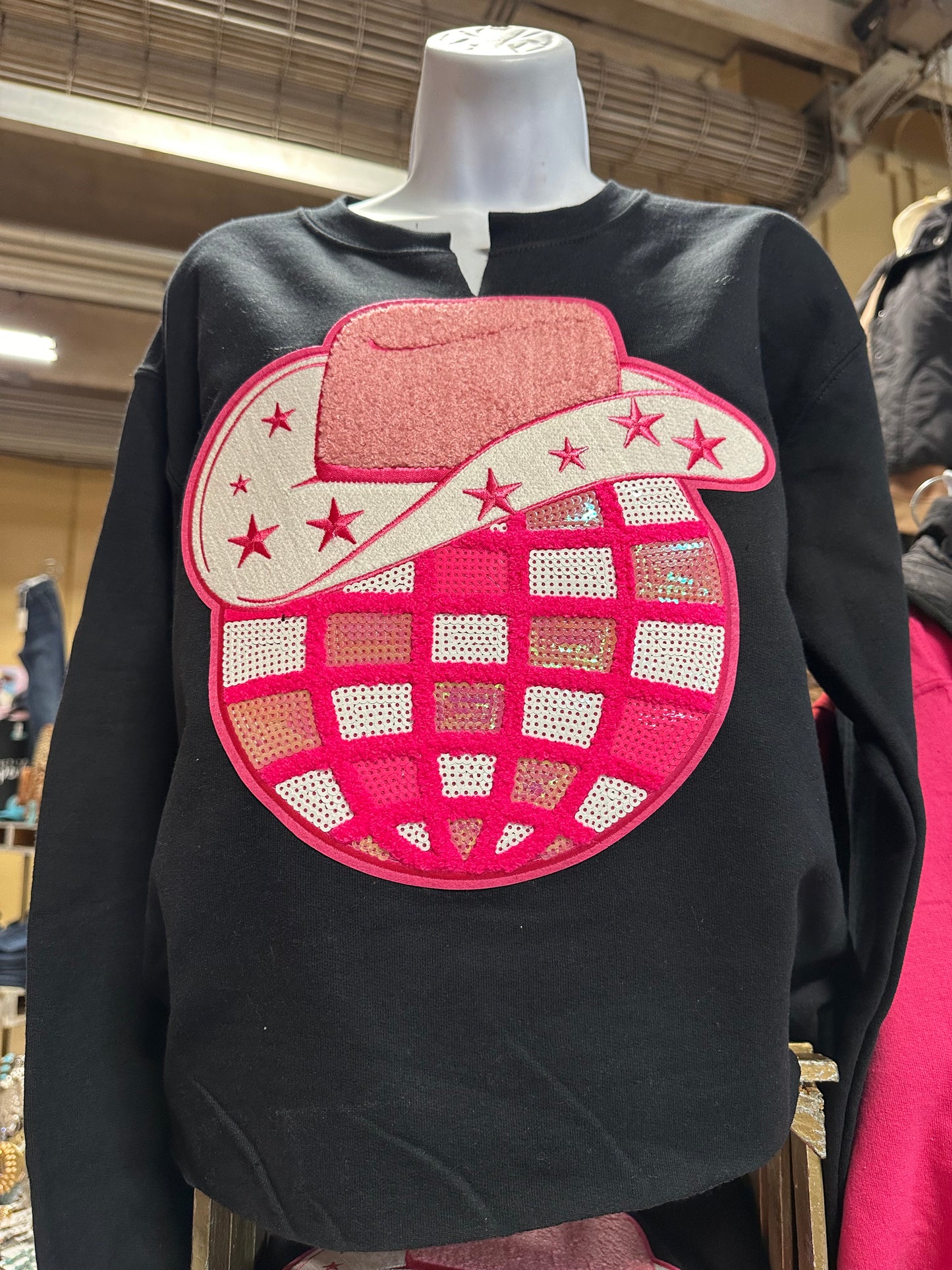 Cowgirl Disco Ball Sweatshirt