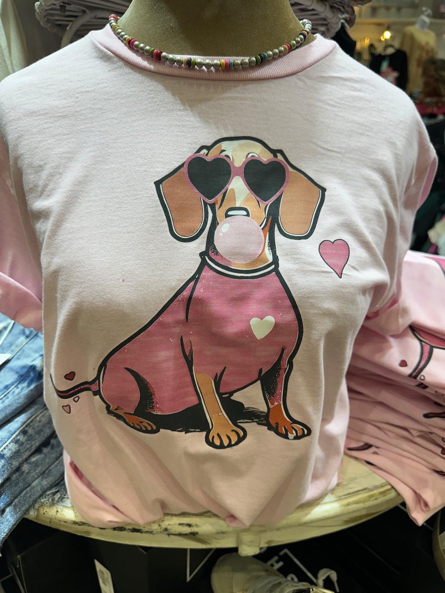 Bubblegum Doxie Tee