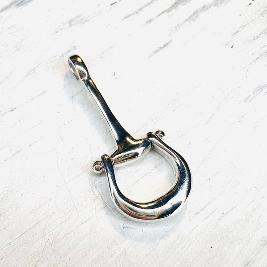 Sterling Bit Pendant